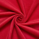 Scarlet Red—Corduroy Material—0.75 Millimeters Thick—100% Cotton—59-60"Inch Wide—15.3 Ounces—Sold by the Yard